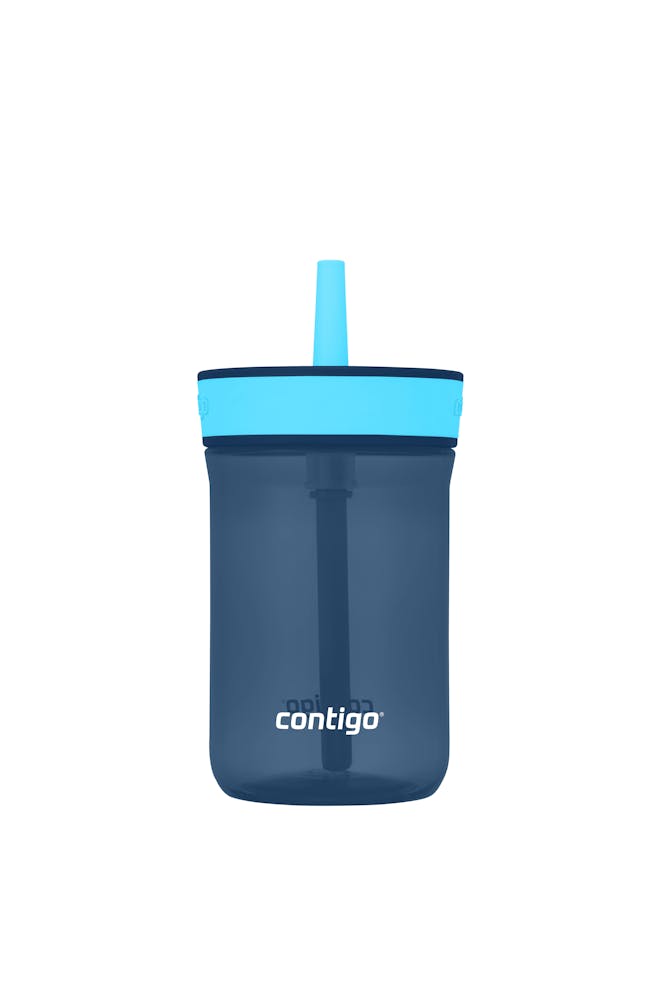 Kids’ Leighton Straw Tumbler with Spill-Proof Leak-Proof Lid, 14oz F2