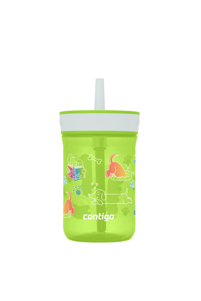 Kids’ Leighton Straw Tumbler with Spill-Proof Leak-Proof Lid, 14oz F2
